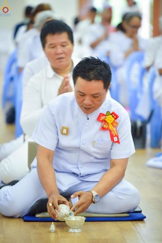 ภาพ No.249953:วันอังคารที่ 30 กันยายน พ.ศ. 2568 พิธีตอกเสามงคลต้นแรกอาคารเศรษฐีถาวร ที่พักผู้มาปฏิบัติธรรม ณ ศูนย์ปฏิบัติธรรมจันทบุรี