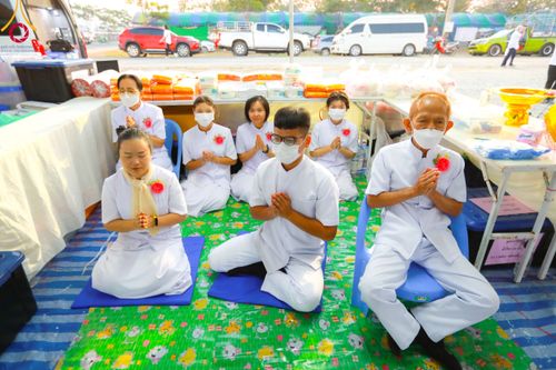 ภาพ No.116507:พิธีถวายภัตตาหารเป็นสังฆทาน แด่คณะพระธรรมยาตรา ปีที่ 12 วันที่ 22 มกราคม พ.ศ. 2567 ณ อนุสรณ์สถานบางนางแท่น จ.นครปฐม