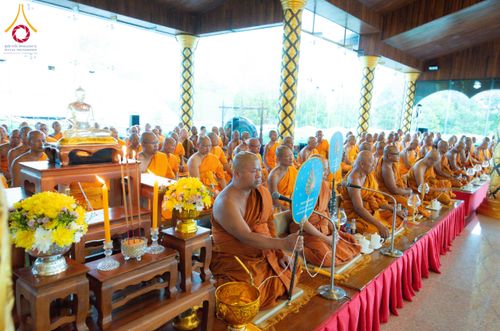 ภาพ No.210673:วันพฤหัสบดีที่ 13 มีนาคม พ.ศ. 2568  สมโภชพระประธานอุโบสถวัดป่าอุบลแก้ว จังหวัดอุบลราชธานี