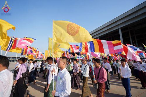 ภาพ No.178202:พิธีทอดผ้าป่าไทย-เมียนมา ครั้งที่ 7 วันอาทิตย์ที่ 1 ธันวาคม พ.ศ.2567 ณ สภาธรรมกายสากล  พระมหาธรรมกายเจดีย์ วัดพระธรรมกาย จ.ปทุมธานี