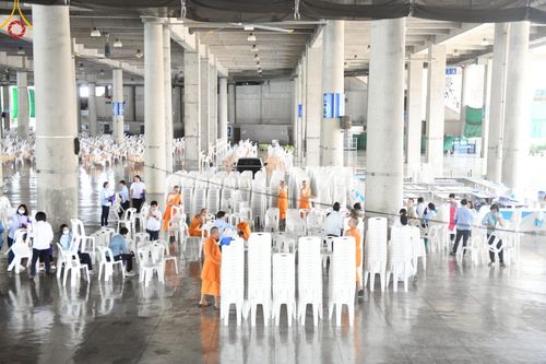 ภาพ No.218628:วันพฤหัสบดีที่ 17 เมษายน พ.ศ. 2568 การเตรียมงานในลานธรรม , สภาธรรมกายสากล , วิหารคด  เพื่องานวันคุ้มครองโลก 22 เมษายน พ.ศ. 2568