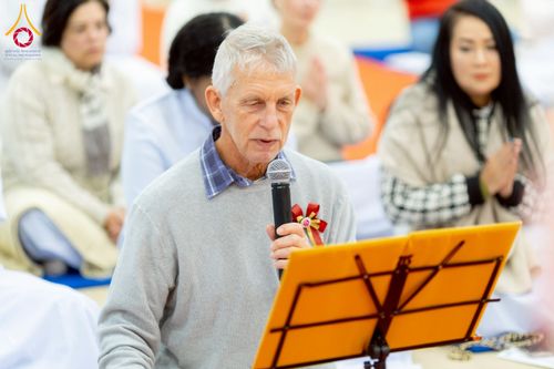 ภาพ No.233290:วันอาทิตย์ที่ 6 กรกฎาคม พ.ศ. 2568 พิธีถวายมหาสังฆทานแด่คณะสงฆ์ทั่วโลกและพิธีตักบาตรเนื่องในวันเข้าพรรษา  ณ วัดพุทธเคปทาวน์ ประเทศแอฟริกาใต้