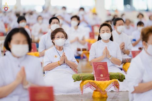 ภาพ No.80527:พิธีถวายทุนสนับสนุนการสร้าง พระไตรปิฎกฉบับธรรมชัย วันเสาร์ที่ 29 เมษายน พ.ศ. 2566 ณ สภาธรรมกายสากล วัดพระธรรมกาย