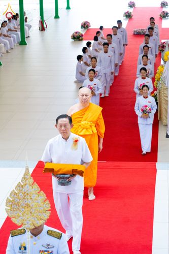 ภาพ No.332299:วันเสาร์ที่ 6 มิถุนายน พ.ศ.2569 พิธีต้อนรับสัญญาบัตร พัดยศ พระราชภาวนาวชิรวิเทศ วิ. ณ อุโบสถพระไตรปิฏก วัดพระธรรมกาย