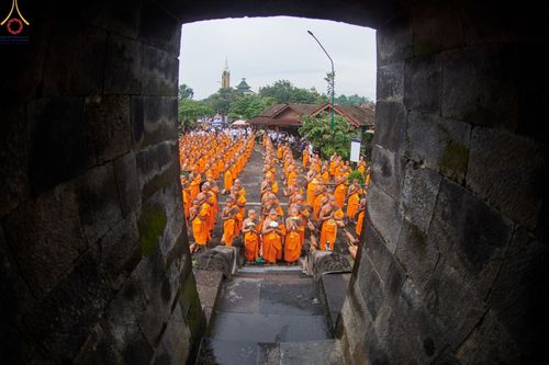 ภาพ No.68467:ธรรมยาตรา ณ มหาเจดีย์บรมพุทโธ ประเทศอินโดนีเซีย วันที่ 24 ธันวาคม พ.ศ. 2565