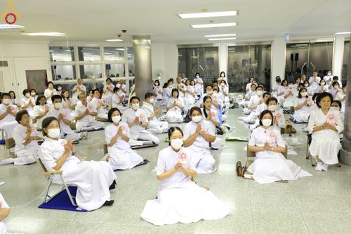 ภาพ No.89396:พิธีประดิษฐานรูปหล่อทองคำ  คุณยายอาจารย์มหารัตนอุบาสิกาจันทร์ ขนนกยูง ภายในมหาวิหารคุณยายอาจารย์ฯ เนื่องในวันครูผู้ค้นพบวิชชาธรรมกาย วันศุกร์ที่ 29 กันยายน พ.ศ. 2566 ณ วัดพระธรรมกาย จ.ปทุมธานี