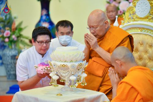 ภาพ No.210751:วันพฤหัสบดีที่ 13 มีนาคม พ.ศ. 2568  สมโภชพระประธานอุโบสถวัดป่าอุบลแก้ว จังหวัดอุบลราชธานี