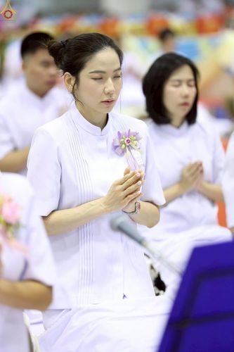 ภาพ No.236145:วันที่ 3 สิงหาคม พ.ศ. 2568 พิธีบูชาข้าวพระ ณ สภาธรรมกายสากล วัดพระธรรมกาย