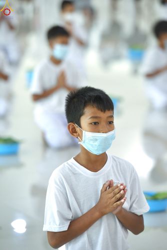 ภาพ No.78678:พิธีตัดปอยผม ปลงผม นาคธรรมทายาท ในโครงการบรรพชาฟื้นฟูพระพุทธศาสนาทั่วไทย ณ ศูนย์ปฎิบัติธรรมสระบุรี ต.นายาว อ.พระพุทธบาท จ.สระบุรี  วันที่ 29 มีนาคม พ.ศ.2566