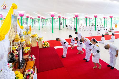 ภาพ No.332289:วันเสาร์ที่ 6 มิถุนายน พ.ศ.2569 พิธีต้อนรับสัญญาบัตร พัดยศ พระราชภาวนาวชิรวิเทศ วิ. ณ อุโบสถพระไตรปิฏก วัดพระธรรมกาย