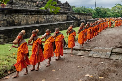 ภาพ No.68440:ธรรมยาตรา ณ มหาเจดีย์บรมพุทโธ ประเทศอินโดนีเซีย วันที่ 24 ธันวาคม พ.ศ. 2565