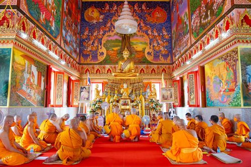 ภาพ No.66975:พิธีอุปสมบทวัดละหาร อ.บางบัวทอง    จ.นนทบุรี รับบุญจัดงานโดย สำนักต่างประเทศ เมื่อวันที่ 7 ธันวาคม พ.ศ. 2565