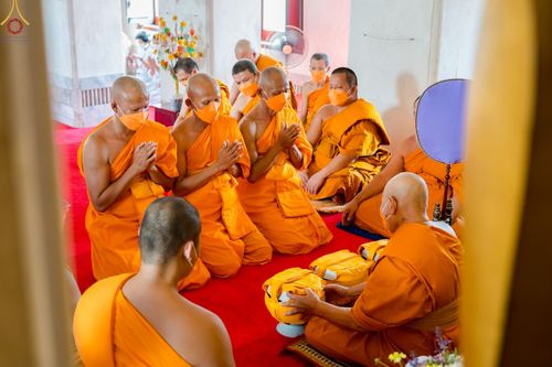 ภาพ No.65822:พิธีอุปสมบทวัดโปรดเกศเชษฐาราม อ.พระประแดง จ.สมุทรปราการ รับบุญจัดงานโดยสำนักพัฒนาเยาวชนโลก ในโครงการอุปสมบทบูชาธรรม มหาปูชนียาจารย์ประจำปี 2565 เมื่อวันที่ 7 ธันวาคม พ.ศ. 2565