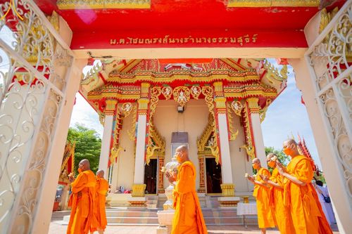 ภาพ No.66850:พิธีอุปสมบทวัดบางเดื่อ เขตบางขุนเทียน กรุงเทพมหานคร รับบุญจัดงานโดยสำนักกัลยาณมิตรสากล กองนครหลวง 11 เมื่อวันที่ 7 ธันวาคม พ.ศ. 2565