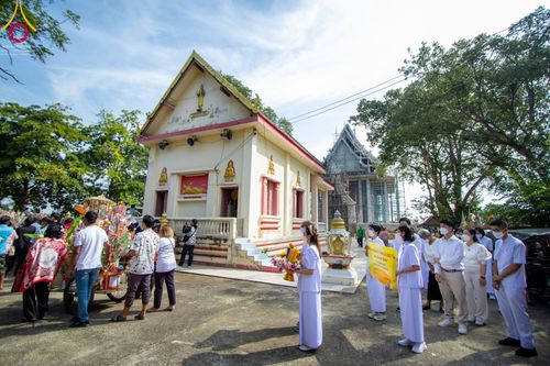 ภาพ No.64283:พิธีทอดกฐินสามัคคีทั่วไทย 5,000 วัด โดยคณะศิษยานุศิษย์วัดพระธรรมกาย น้อมบูชาธรรม 78 ปี หลวงพ่อธัมมชโย  วันอังคารที่ 8 พฤศจิกายน พ.ศ. 2565  ณ วัดโปรยฝน อ.หนองเสือ จ.ปทุมธานี