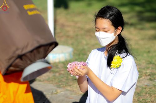 ภาพ No.105629:พิธีต้อนรับพระธรรมยาตรา ในโครงการธรรมยาตรากตัญญูบูชา มหาปูชนียาจารย์ พระมงคลเทพมุนี(สด จนฺทสโร) พระผู้ปราบมาร อนุสรณ์สถาน 7 แห่ง ปีที่ 12 วันที่ 3 มกราคม พ.ศ. 2567 ณ อนุสรณ์สถานโลตัสแลนด์ จ.สุพรรณบุรี