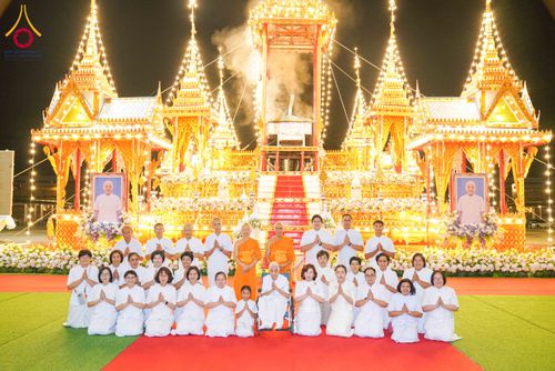 ภาพ No.316731:วันอาทิตย์ที่ 29 มีนาคม พ.ศ. 2569 พิธีทอดผ้าบังสุกุลและพิธีชำระร่าง โยมพ่อณรงค์ จินตมากุล  สิริอายุ 99 ปี 11 เดือน โยมบิดา พระครูปลัดรัตนวีรวัฒน์ (รังสฤษดิ์ อิทฺธิจินตโก) ที่ปรึกษาเจ้าคณะจังหวัดปทุมธานี เจ้าอาวาสวัดพระธรรมกาย  ณ ฌาปนสถานชั่วคราว ทางเข้า 