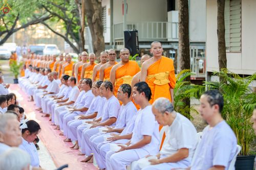 ภาพ No.319790:วันอาทิตย์ที่ 5 เมษายน พ.ศ.2569 พิธีตัดปอยผม และปลงผมนาคธรรมทายาท โครงการบรรพชาและอุปสมบทหมู่ รุ่นบูชาธรรม 82 ปี หลวงพ่อธัมมชโย