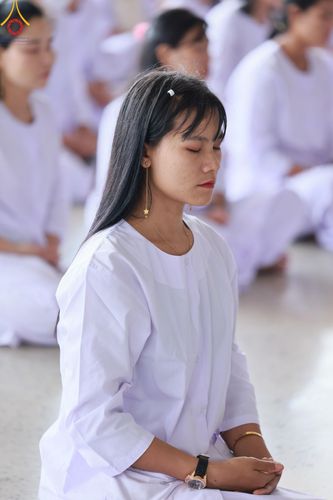 ภาพ No.123091:พิธีตักบาตร และพิธีบูชาข้าวพระ ในวันอาทิตย์ต้นเดือนที่ 4 กุมภาพันธ์ พ.ศ. 2567 ณ วัดพระธรรมกาย จ.ปทุมธานี