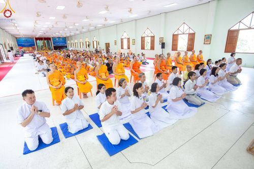 ภาพ No.216440:วันเสาร์ที่ 5 เมษายน พ.ศ. 2568 พิธีขอบรรพชา พิธีขอสรณคมน์และศีล พิธีขอนิสสัย พิธีถวายบาตร ในโครงการบรรพชาสามเณรฟื้นฟูพระพุทธศาสนาทั่วไทย  ณ วัดพระพุทธบาท ราชวรมหาวิหาร ต.ขุนโขลน อ.พระพุทธบาท จ.สระบุรี