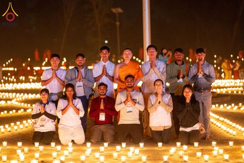 ภาพ No.210553:วันเสาร์ที่ 8 มีนาคม พ.ศ. 2568 พิธีจุดประทีป โครงการบรรพชาสามเณรชาวเนปาล 500 รูป ณ ชาตสถานอุทยานลุมพินีวัน ที่ประสูติขององค์สมเด็จพระสัมมาสัมพุทธเจ้า ลุมพินี ประเทศเนปาล