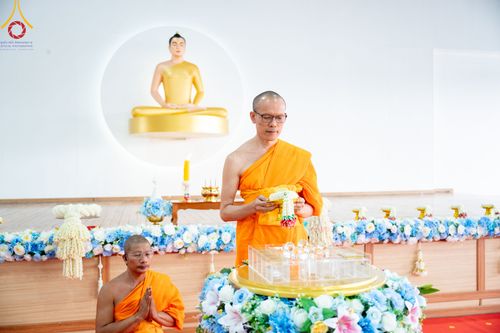 ภาพ No.310991:วันอาทิตย์ที่ 22 กุมภาพันธ์ พ.ศ. 2569 พิธีประดิษฐานพระประธาน “พระธรรมกาย” ณ ธุดงคสถานอำนาจเจริญ จังหวัดอำนาจเจริญ