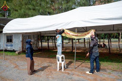 ภาพ No.217668:วันที่ 2-14 เมษายน พ.ศ. 2568 เจ้าหน้าที่เตรียมงานวันคุ้มครองโลก ชุดที่ 1 วัดพระธรรมกาย จ.ปทุมธานี