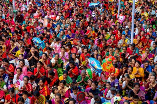 ภาพ No.257551:วันที่ 17 ตุลาคม พ.ศ. 2568 พิธีทอดกฐินสมทบวัดกัลยาณมิตรต่างประเทศ  บูชาธรรม 81 ปี หลวงพ่อธัมมชโย ณ ศูนย์ปฏิบัติธรรมไมตรีปูร์ เมืองคาร์การชารี ประเทศบังกลาเทศ 