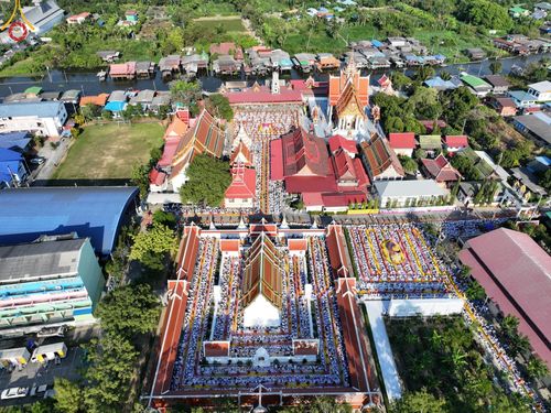 ภาพ No.195514:พิธีต้อนรับพระธรรมยาตรา ณ อนุสรณ์สถานลำดับที่ 4 สถานที่เกิดด้วยกายธรรม วัดโบสถ์(บน) ต.บางคูเวียง จ.นนทบุรี ในโครงการธรรมยาตรา กตัญญูบูชา มหาปูชนียาจารย์ พระมงคลเทพมุนี(สด จนฺทสโร) พระผู้ปราบมาร อนุสรณ์สถาน 7 แห่ง ปีที่ 13 วันที่ 15 มกราคม พ.ศ. 2568