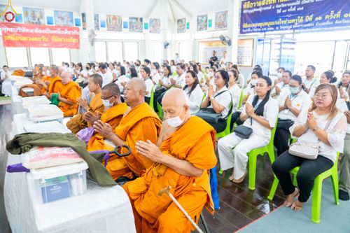 ภาพ No.87356:พิธีถวายสังฆทาน 323 วัด 4 จังหวัดชายแดนภาคใต้  ปีที่ 19 ครั้งที่ 165 พิธีมอบกองทุนหนุนแรงใจช่วยครูใต้  ปีที่ 16 ครั้งที่ 130 และพิธีทำบุญอุทิศส่วนกุศลให้ผู้วายชนม์ ณ วัดพุทธภูมิ อ.เมือง จ.ยะลา วันเสาร์ที่ 9 กันยายน พ.ศ. 2566
