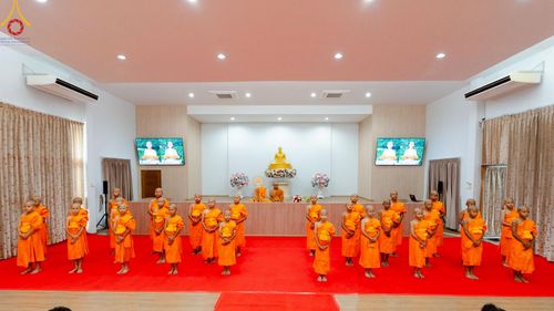 ภาพ No.216536:วันอังคารที่ 8 เม.ย. พ.ศ. 2568 พิธีบรรพชาสามเณร ณ ศูนย์ปฏิบัติธรรมเขาคิชฌกูฏ จันทบุรี