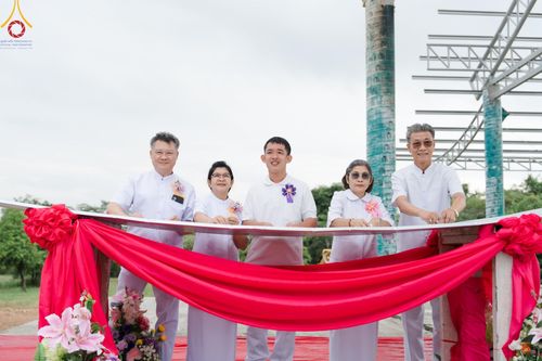 ภาพ No.158156:พิธีทอดผ้าป่า ติดตั้งแผ่นสิริฉะทะนะรัสมี(หลังคา) อาคาร 80 ปี หลวงพ่อธัมมชโย วันอาทิตย์ที่ 22 กันยายน พ.ศ. 2567 ณ ศูนย์ปฏิบัติธรรมวิหารแดง อ.วิหารแดง จ.สระบุรี