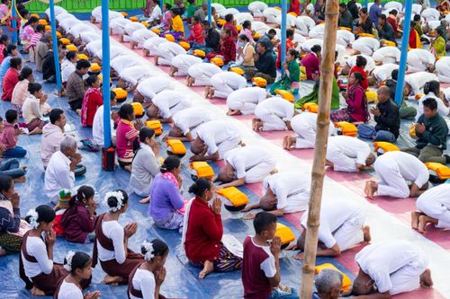 ภาพ No.130322:Photo Story ปฐมบรรพชาชาวพุทธมาร์มา Episode 3/5 วันที่ 9 กุมภาพันธ์ พ.ศ. 2567 ในโครงการบรรพชาสามเณร ครั้งแรกของชาวพุทธมาร์มา บังกลาเทศ ณ วัดธัมจักร อรัญกุฏิ เมืองรัมการ์ คาร์กาชารี บังกลาเทศ