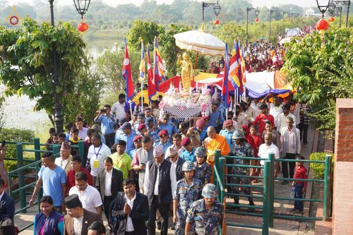 ภาพ No.80961:งานพุทธชยันตี วิสาขบูชา ณ ลุมพินี ประเทศเนปาล วันศุกร์ที่ 5 พฤษภาคม พ. ศ. 2566