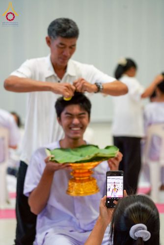 ภาพ No.216576:วันเสาร์ที่ 5 เมษายน พ.ศ. 2568 พิธีปลงผมธรรมทายาท โครงการบรรพชาอุปสมบทหมู่ธรรมทายาทอุดมศึกษารุ่น 52 ณ วัดพระธรรมกาย จ.ปทุมธานี