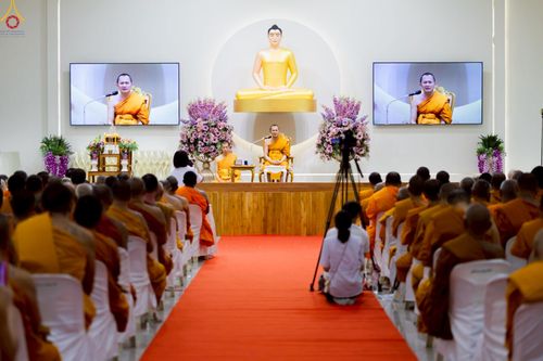 ภาพ No.232914:วันที่ 8  กรกฏาคม พ.ศ. 2568 สัมมนาคณะสงฆ์โซนภาคตะวันตก เพื่อฟื้นฟูพระพุทธศาสนา โครงการทอดกฐิน 30,000 วัดทั่วไทย ประจำปีพุทธศักราช 2568 ณ ศูนย์ปฏิบัติธรรมพระมงคลเทพมุนี อ.สองพี่น้อง จ.สุพรรณบุรี