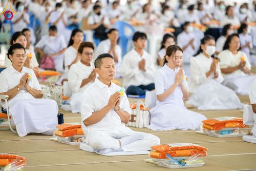 ภาพ No.100119:พิธีบุพเปตพลี  ครั้งที่ 143 วันที่ 27 พฤศจิกายน พ.ศ. 2566 วันพระ ขึ้น 15 ค่ำ เดือน 12 ณ หอฉันคุณยายอาจารย์ฯ วัดพระธรรมกาย