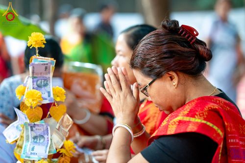 ภาพ No.176123:พิธีทอดผ้าป่าสมทบกฐิน ณ วัดพุทธคยา บานา วิหาร เมืองคยา รัฐพิหาร ประเทศอินเดีย โดยมูลนิธิธรรมกาย ในนามหลวงพ่อธัมมชโย  วันที่ 12 พฤศจิกายน พ.ศ. 2567