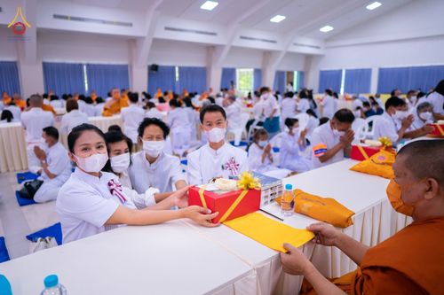 ภาพ No.76499:พิธีเจริญพระพุทธมนต์และถวายสังฆทาน  ทำบุญครบ 10 ปี ศูนย์ปฏิบัติธรรมบ้านช่องลม ต.บางบุตร อ.บ้านค่าย จ.ระยอง วันเสาร์ที่ 18 กุมภาพันธ์ พ.ศ. 2566