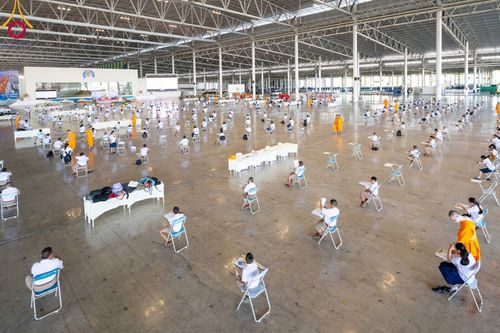 พิธีสอบธรรมสนามหลวง ธรรมศึกษาชั้นตรี-โท-เอก วันที่ 7 ธันวาคม พ.ศ. 2566 ณ วัดพระธรรมกาย จ.ปทุมธานี