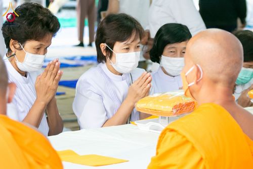 ภาพ No.119894:พิธีถวายภัตตาหารเป็นสังฆทาน แด่คณะพระธรรมยาตรา ปีที่ 12 วันที่ 28 มกราคม พ.ศ. 2567 ณ อนุสรณ์สถานบางปลา จ.นครปฐม