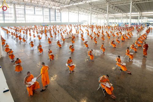 ภาพ No.91330:พิธีสอบธรรมสนามหลวง นักธรรมชั้นตรี วันที่ 23-26 ตุลาคม พ.ศ. 2566 ณ วัดพระธรรมกาย
