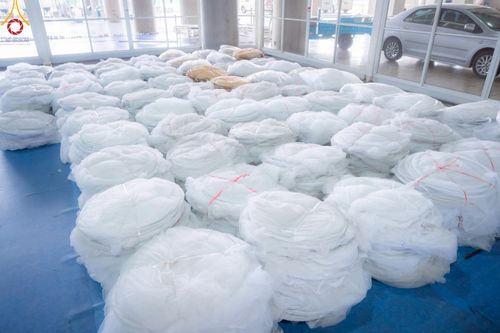 ภาพ No.218237:วันที่ 12-18 เมษายน พ.ศ. 2568 พระภิกษุและเจ้าหน้าที่อาสาสมัคร เตรียมพื้นที่ต้อนรับพักค้างพระสังฆาธิการ เนื่องในงานวันคุ้มครองโลก 22 เมษายน พ.ศ. 2568