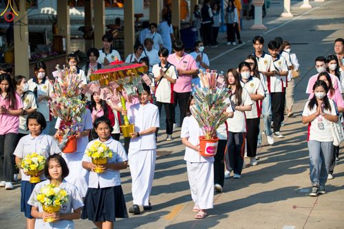 ภาพ No.108900:พิธีทอดผ้าป่าทำนุบำรุงศาสนสถาน ณ วัดสรรเพชญ ต.ยายชา อ.สามพราน จ.นครปฐม วันที่ 9 มกราคม พ.ศ. 2567