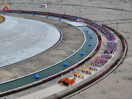 ภาพ No.232772:วันอาทิตย์ที่ 6 กรกฏาคม พ.ศ. 2568 พิธีสวดธัมมจักกัปปวัตตนสูตร เมียนมา ครั้งที่ 8 ณ มหาธรรมกายเจดีย์ วัดพระธรรมกาย