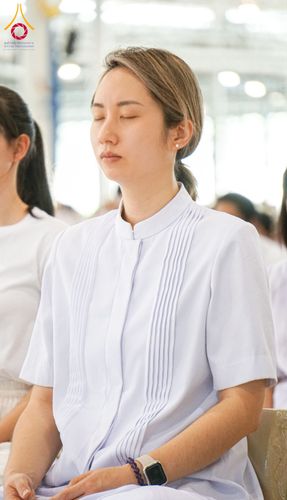 ภาพ No.134014:พิธีบูชาข้าวพระ  ในวันอาทิตย์ต้นเดือนที่ 7 เมษายน พ.ศ. 2567 ณ วัดพระธรรมกาย จ.ปทุมธานี