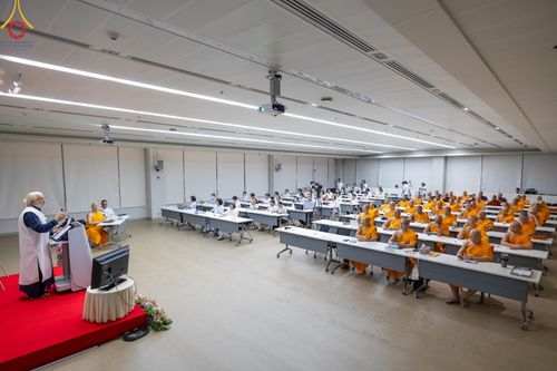 ภาพ No.63394:การสัมมนา World Peace Inner Peace : Lord Buddha 's Social Doctrine to resolve Global Issues ณ อาคาร 100 ปี คุณยายอาจารย์ฯ วัดพระธรรมกาย วันพฤหัสบดี ที่ 25 เมษายน พ.ศ. 2567