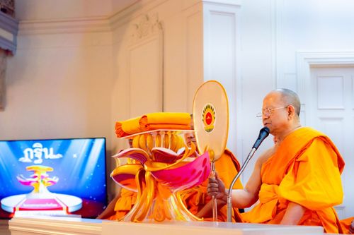 ภาพ No.92647:พิธีทอดกฐินวัดพระธรรมกายนอร์ธสวีเดน เพื่อปฏิสังขรณ์ ซ่อมแซมประตูและหน้าต่าง วันเสาร์ที่ 4 พฤศจิกายน พ.ศ. 2566 ณ เมือง แยฟเล่ ประเทศสวีเดน