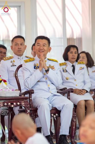 ภาพ No.58532:โครงการบรรพชาสามเณร ภาคฤดูร้อน เฉลิมพระเกียรติพระบาทสมเด็จพระเจ้าอยู่หัว เนื่องในโอกาส พระราชพิธีมหามงคลเฉลิมพระชนมพรรษา 6 รอบ 28 กรกฎาคม พ.ศ. 2567 ระหว่างวันที่ 20 เมษายน ถึง 6 พฤษภาคม 2567 ณ วัดกลางธนรินทร์ (ธรรมอุทยานบ้านแป้ง)