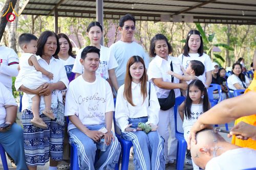 ภาพ No.317311:วันอาทิตย์ที่ 29 มีนาคม พ.ศ. 2569 พิธีตัดปอยผมและปลงผม ว่าที่สามเณร ศูนย์อบรมเยาวชนนครปฐม